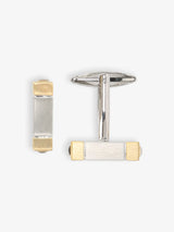 Boutons de manchette or
