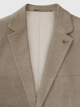 Costume 2 boutons beige