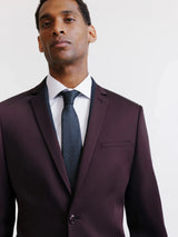 Burgundy 2-button suit