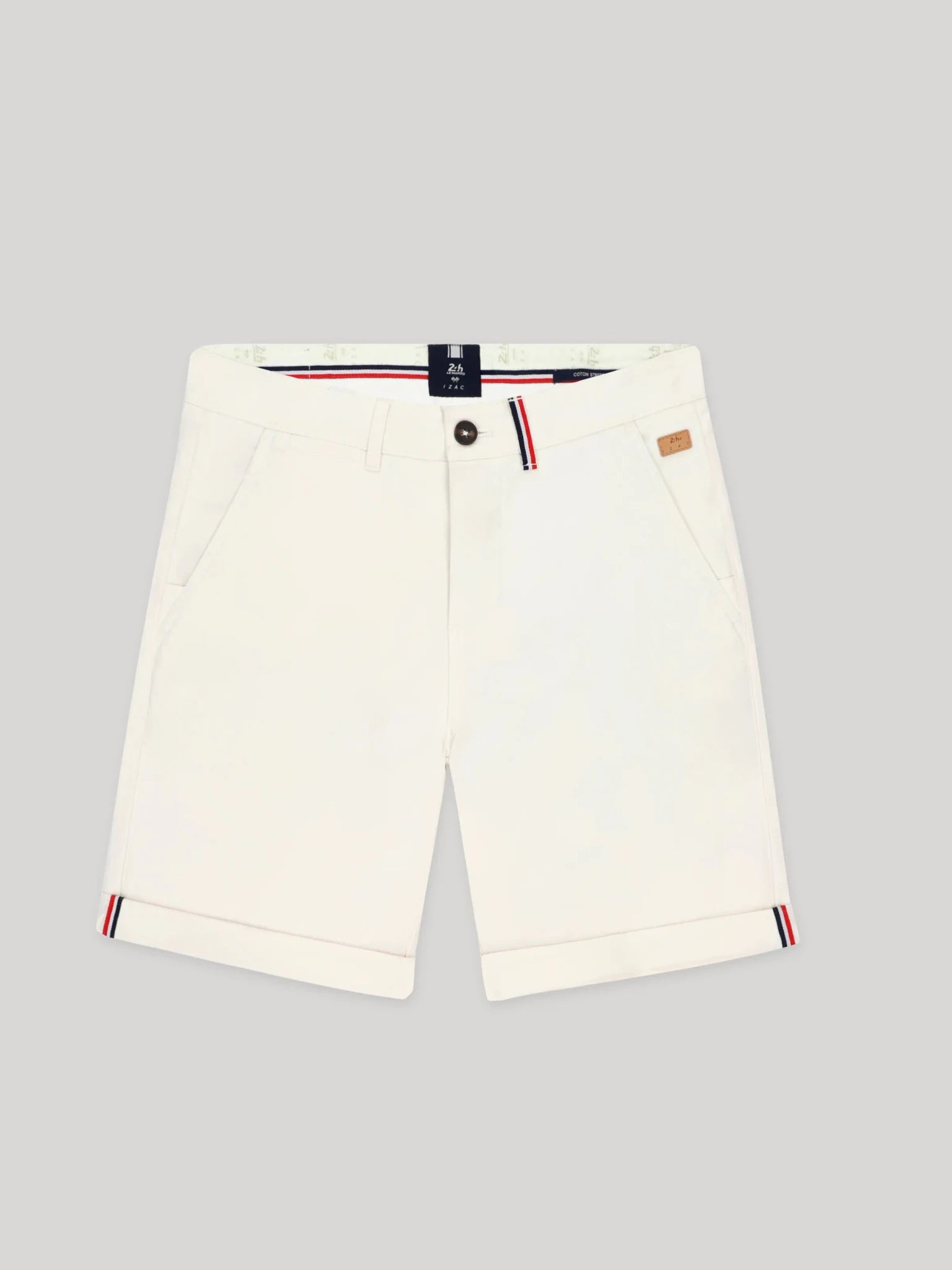 Bermuda chino écru 24h Le Mans - IZAC
