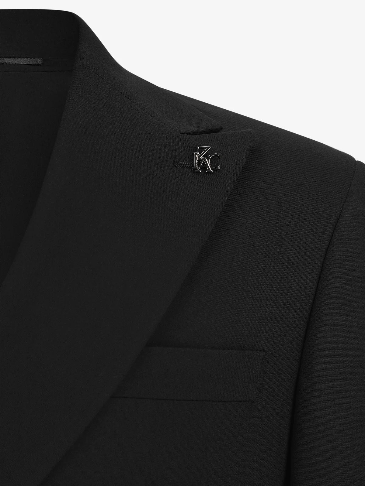 Costume croisé noir - IZAC