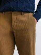 Camel corduroy trousers