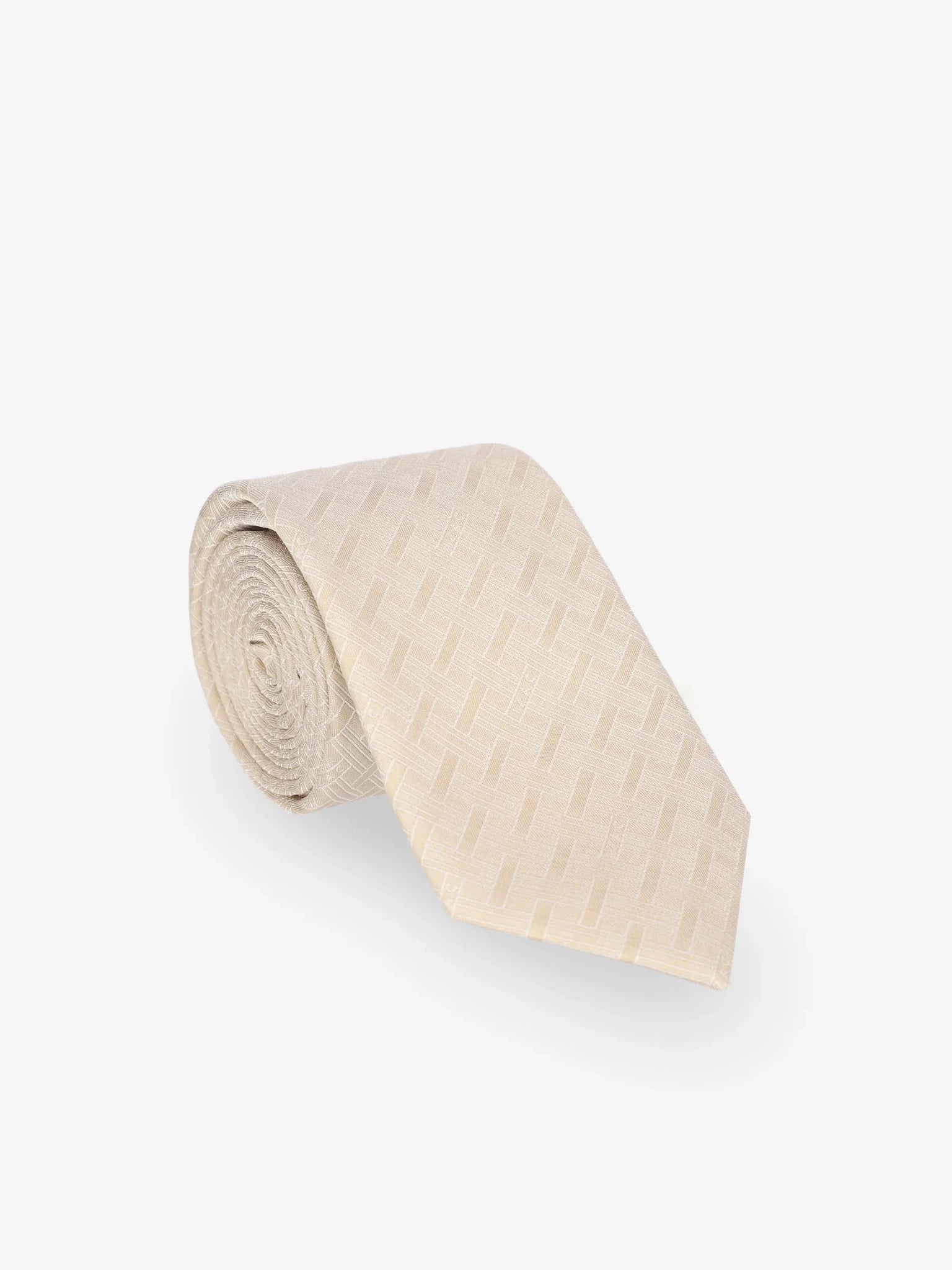 Cravate beige