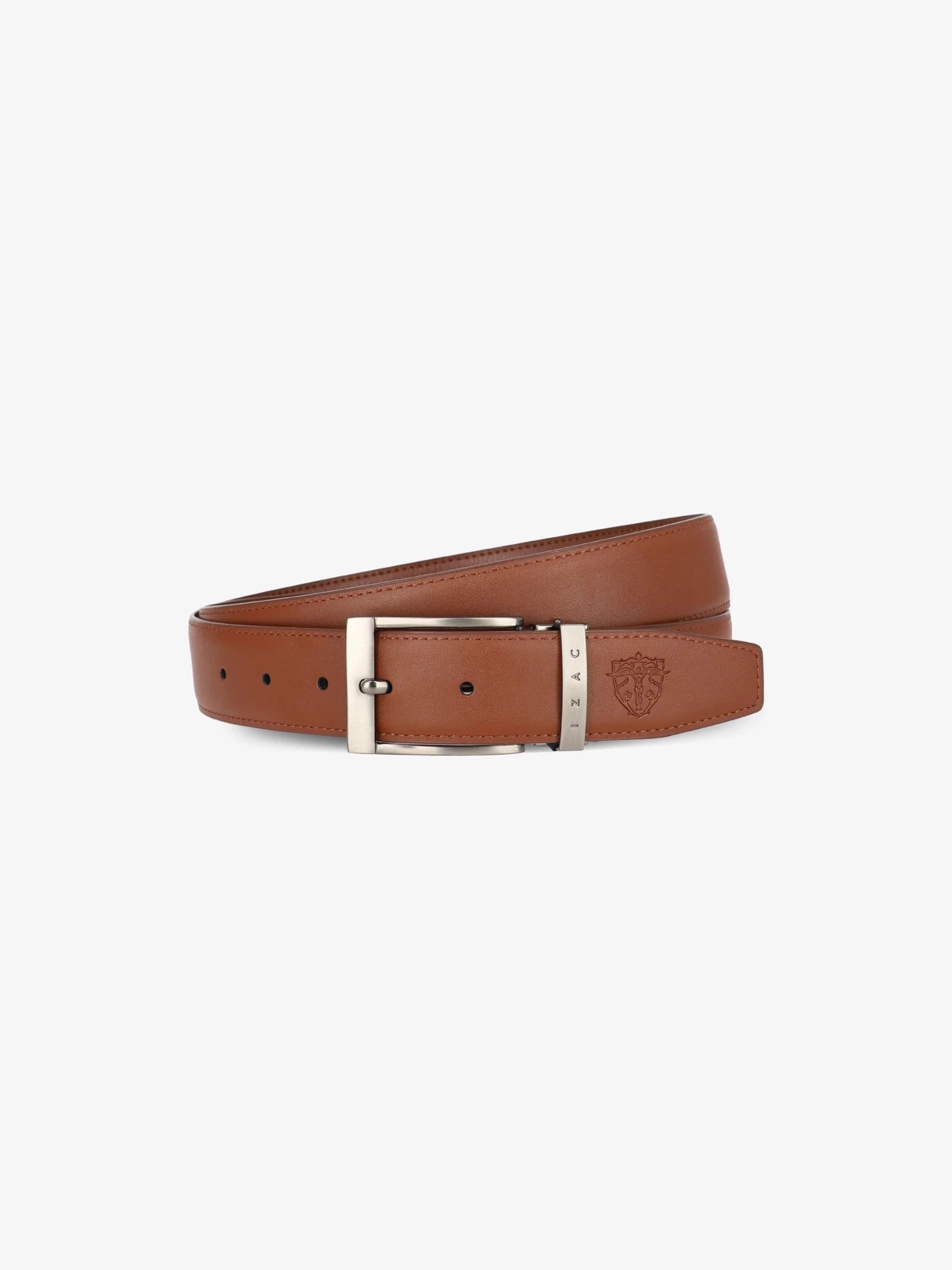 Ceinture réversible camel - IZAC