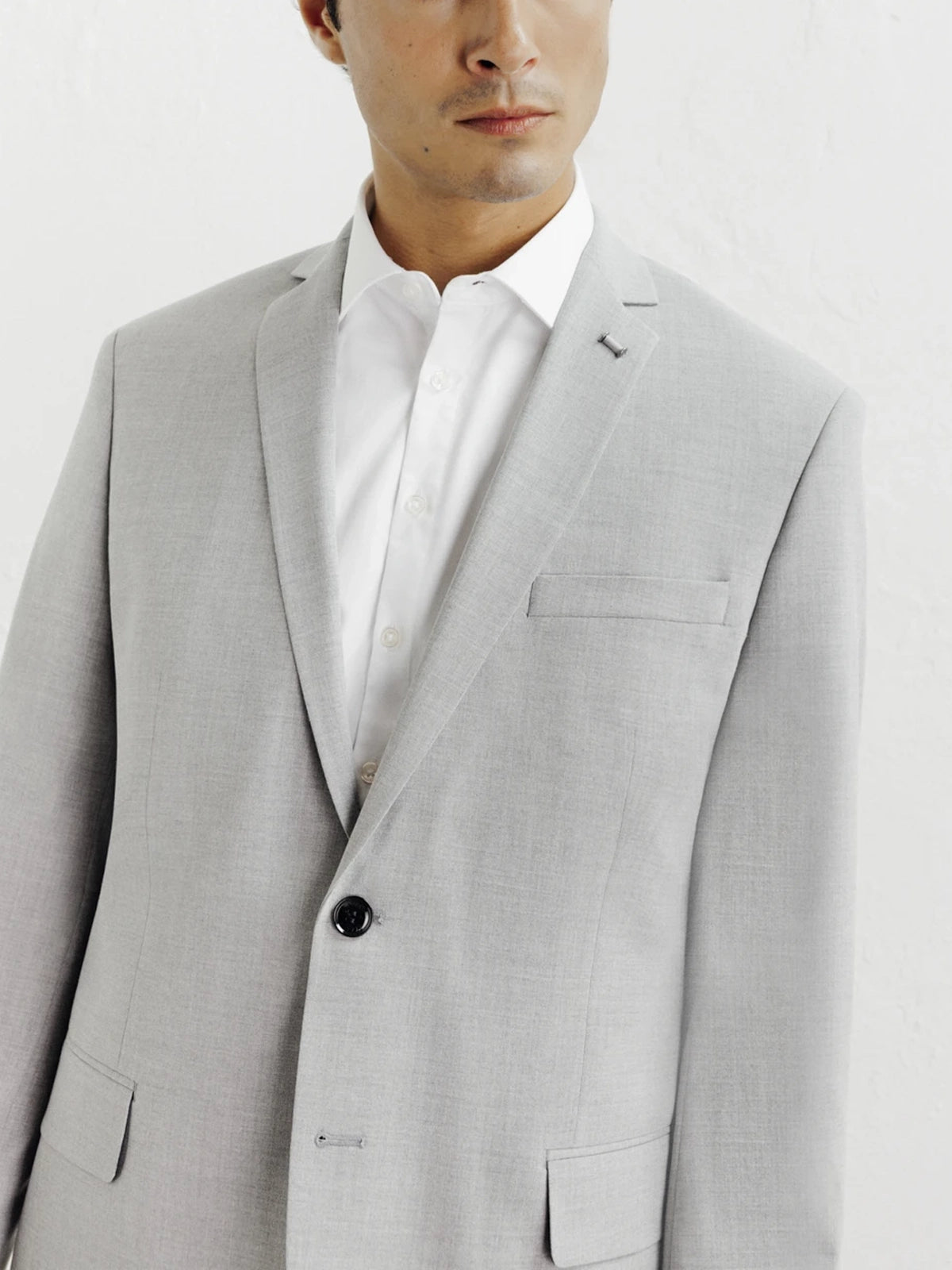 Costume avec 2 boutons gris - IZAC