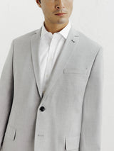 Costume avec 2 boutons gris