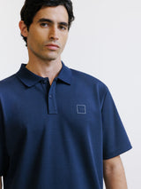 Polo oversize marine