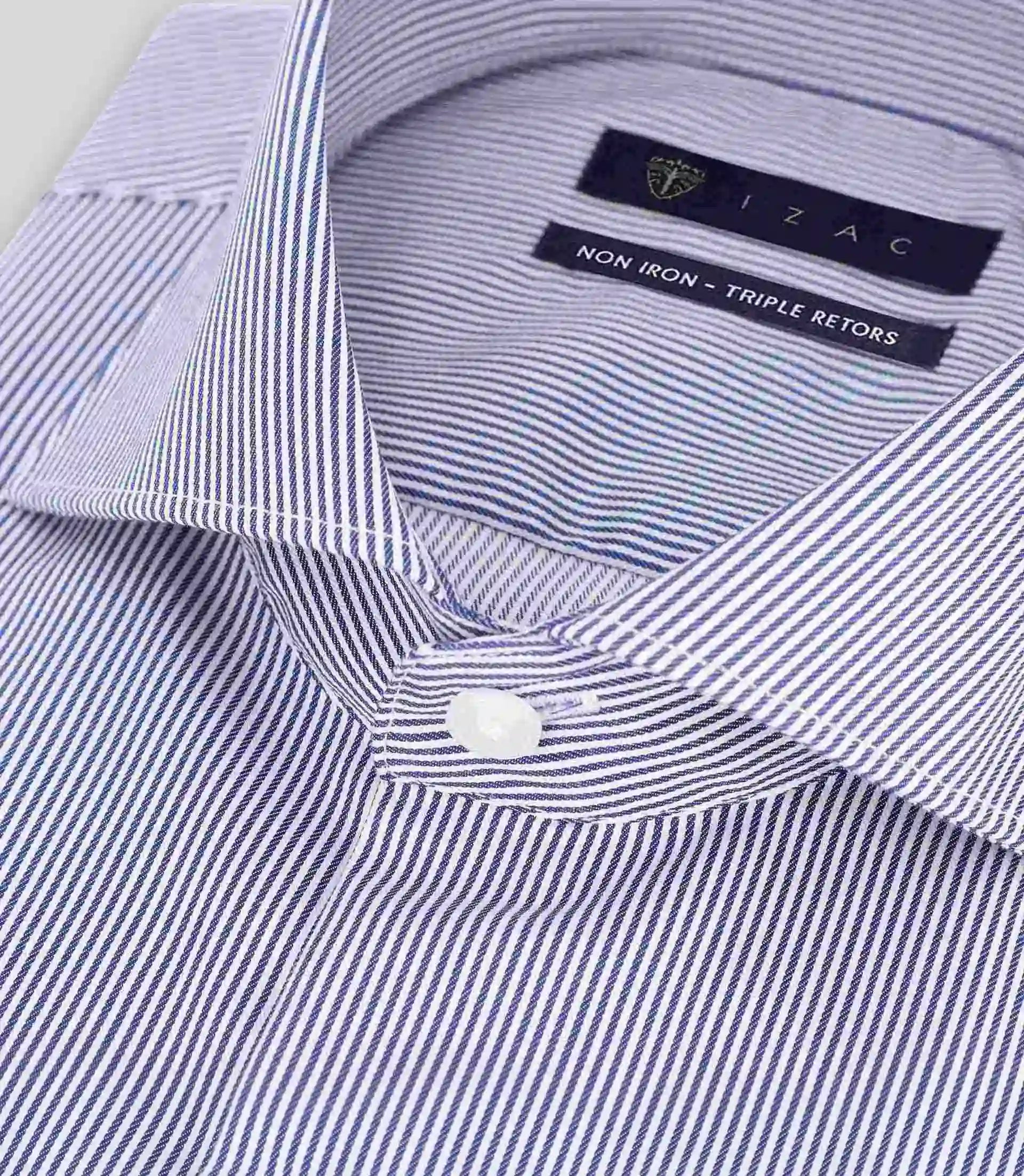 Chemise non iron marine - IZAC