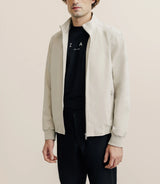 Blouson col montant beige