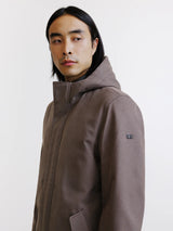 Taupe city parka