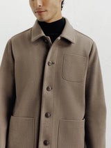 Taupe 3-pocket casual jacket