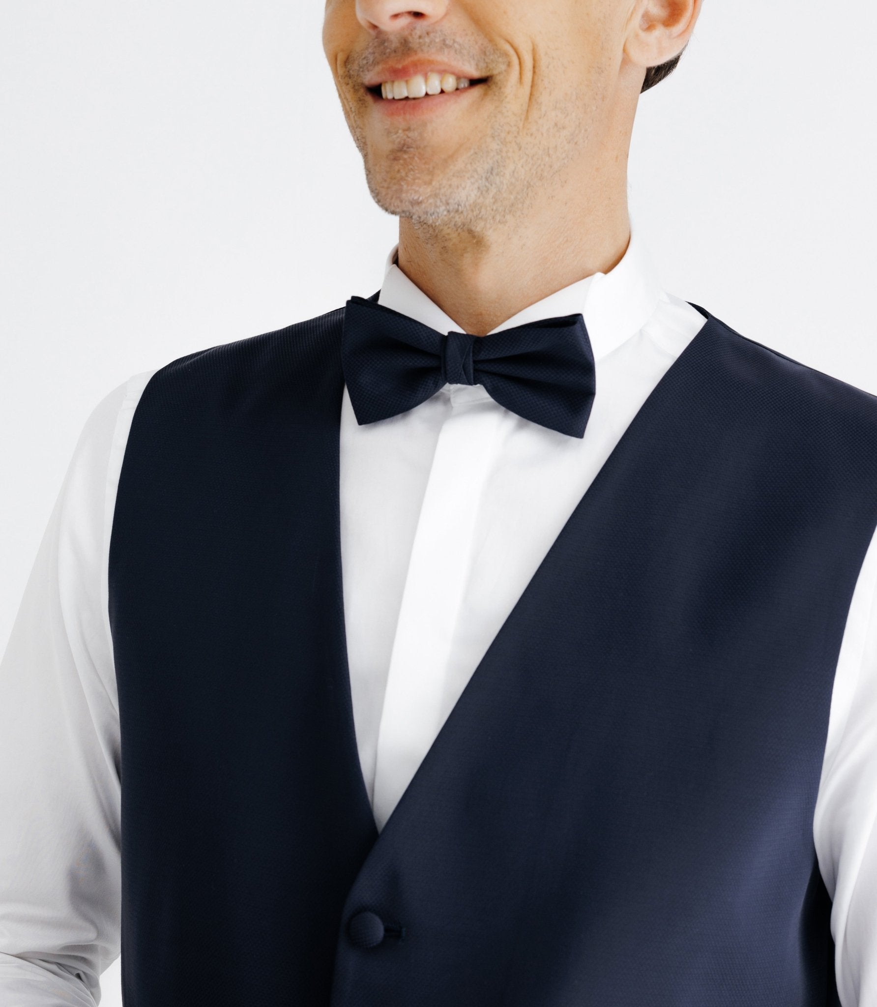 Gilet de costume cérémonie marine - IZAC