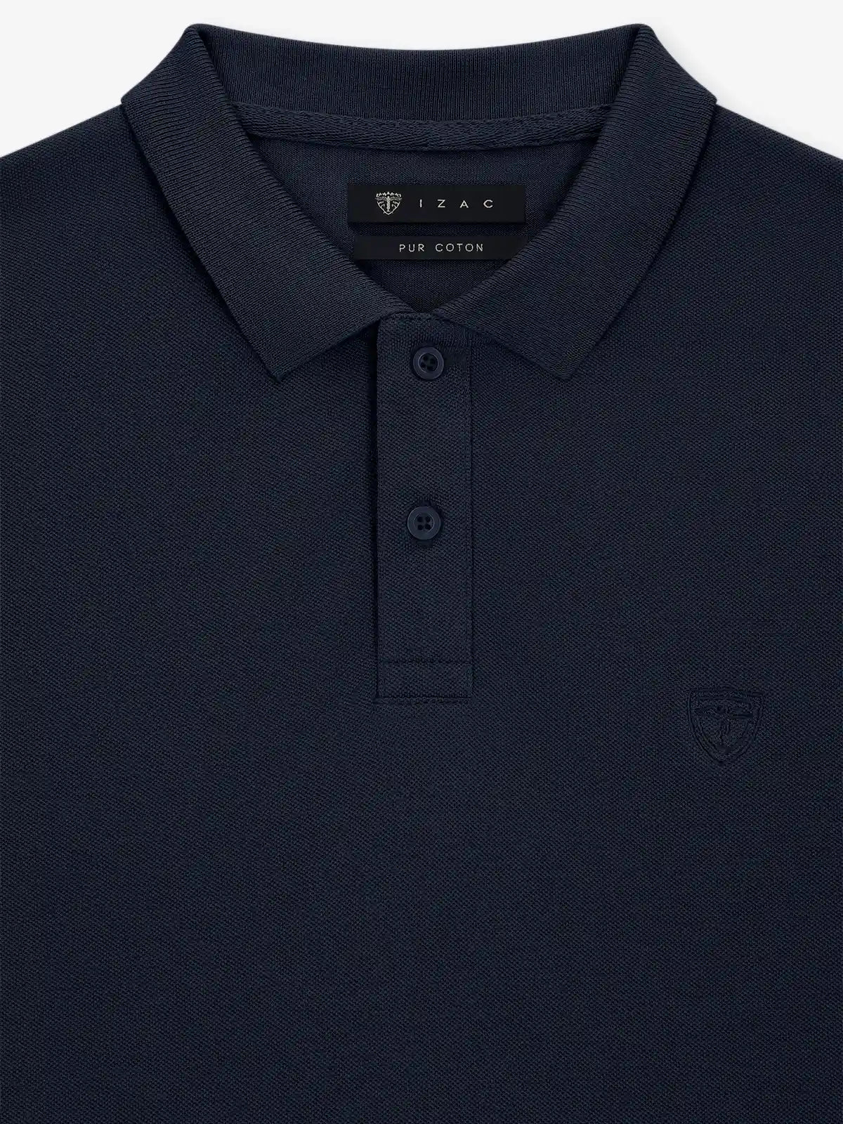 Polo piqué marine - IZAC