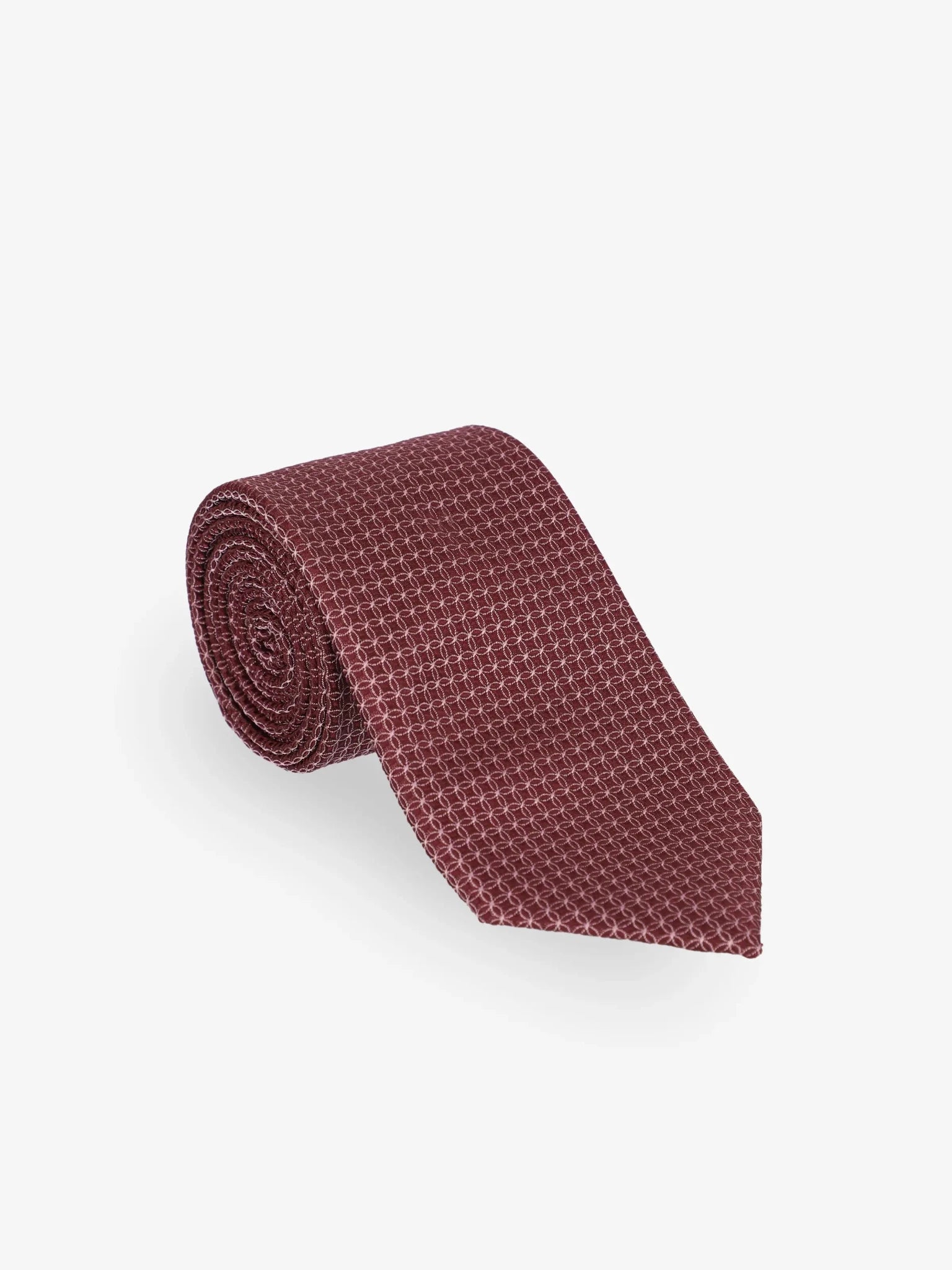 Burgundy novelty tie