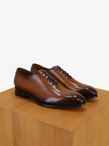 Richelieu en cuir marron