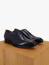 Richelieu en cuir marine