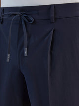 Pantalon ville en tissu technique marine