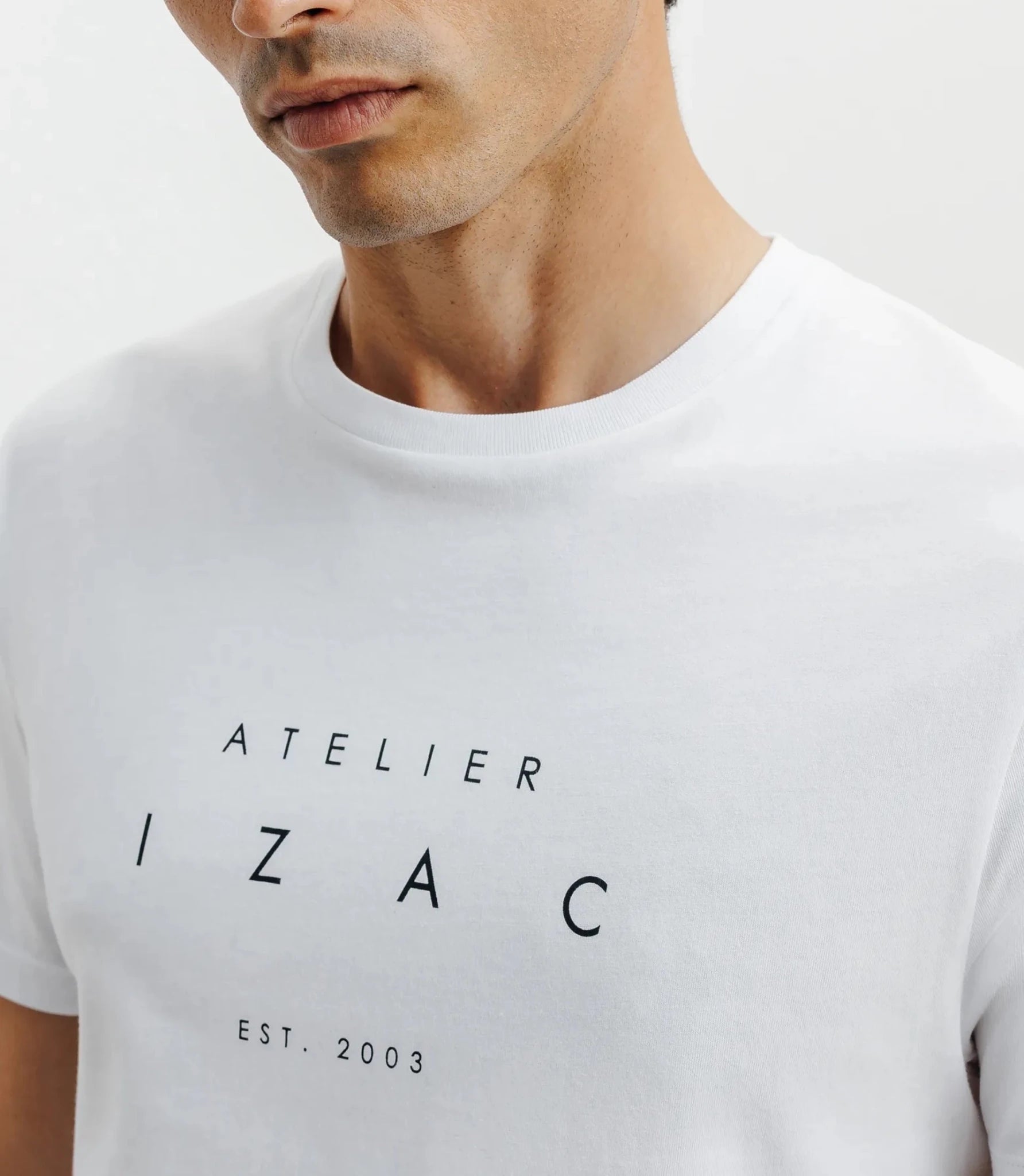 T-shirt print blanc