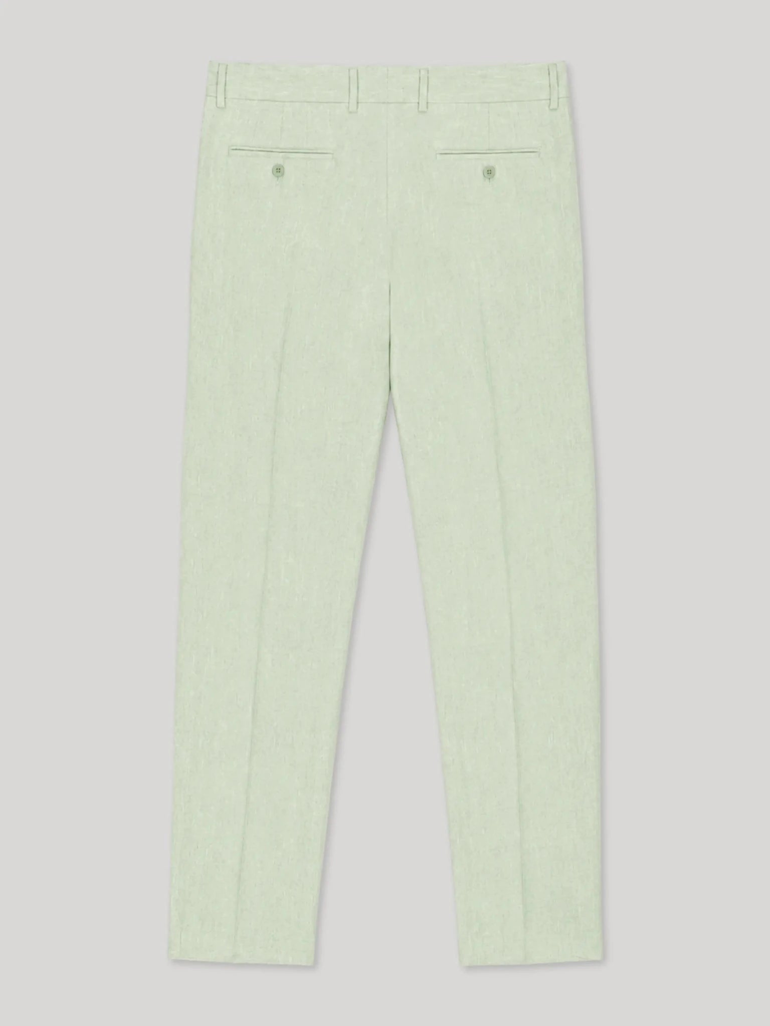 Pantalon ville 100% lin vert eau - IZAC