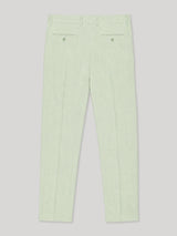 Pantalon ville 100% lin vert eau - IZAC
