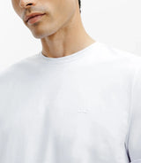 White round-neck T-shirt