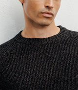 Brown round-neck sweater
