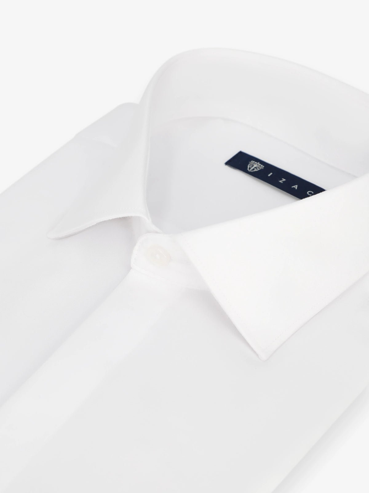 Chemise en satin de coton blanche - IZAC