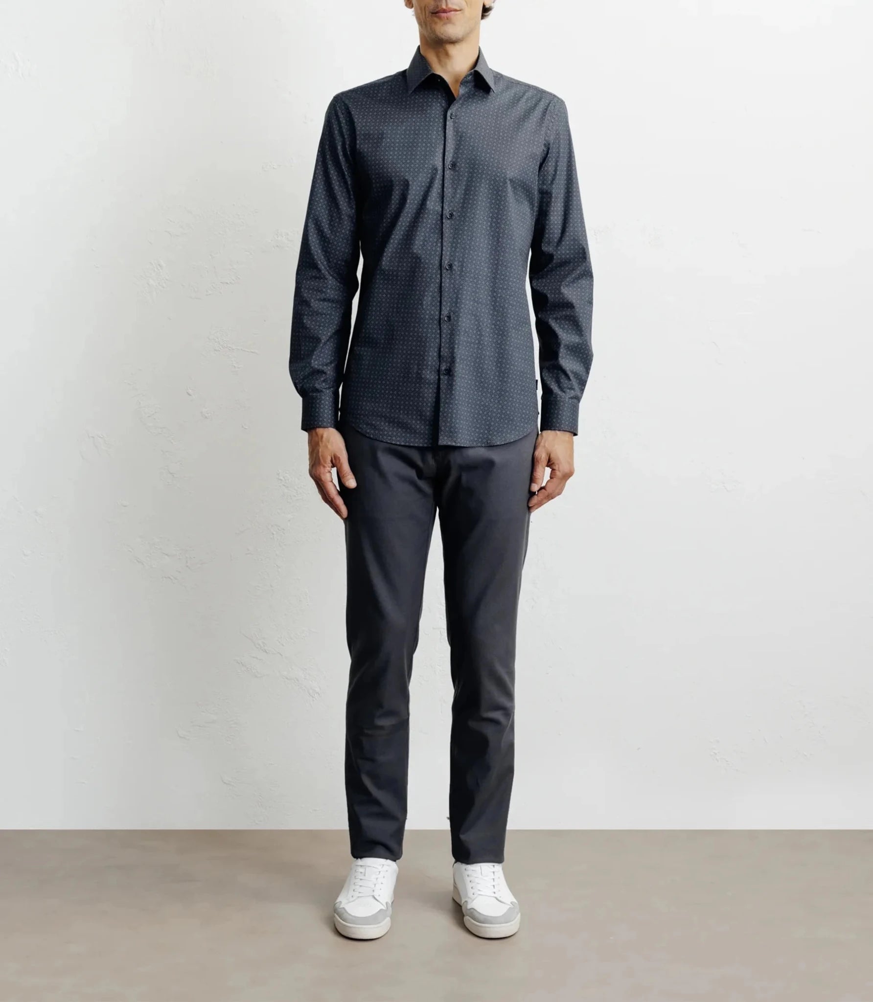 Black printed city shirt