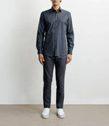 Chemise ville imprimée noire