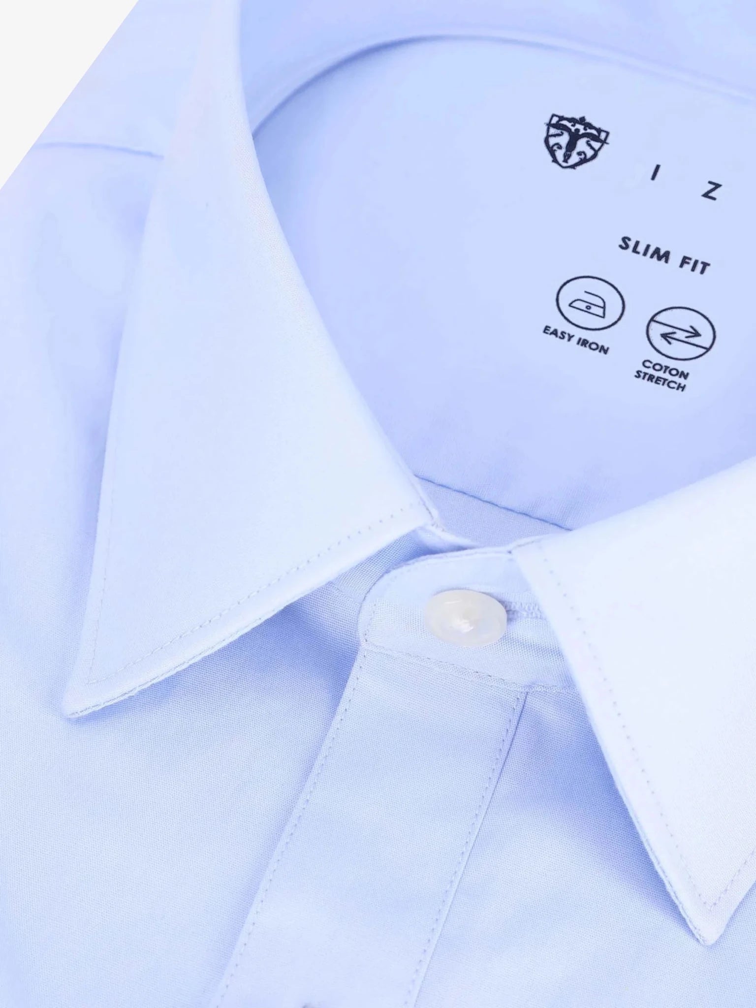 Chemise ville unie ciel - IZAC