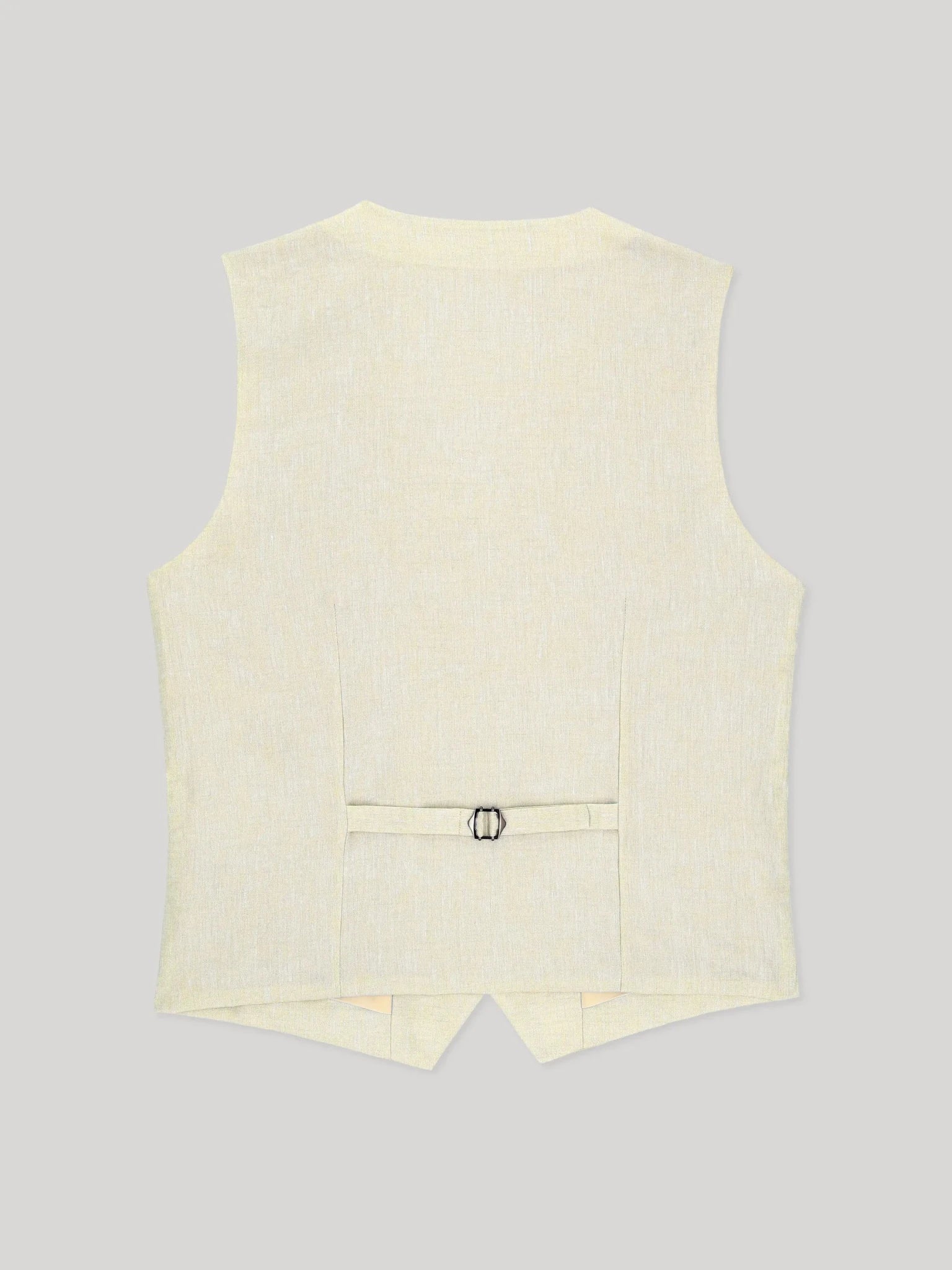 Gilet ville 100% lin beige - IZAC