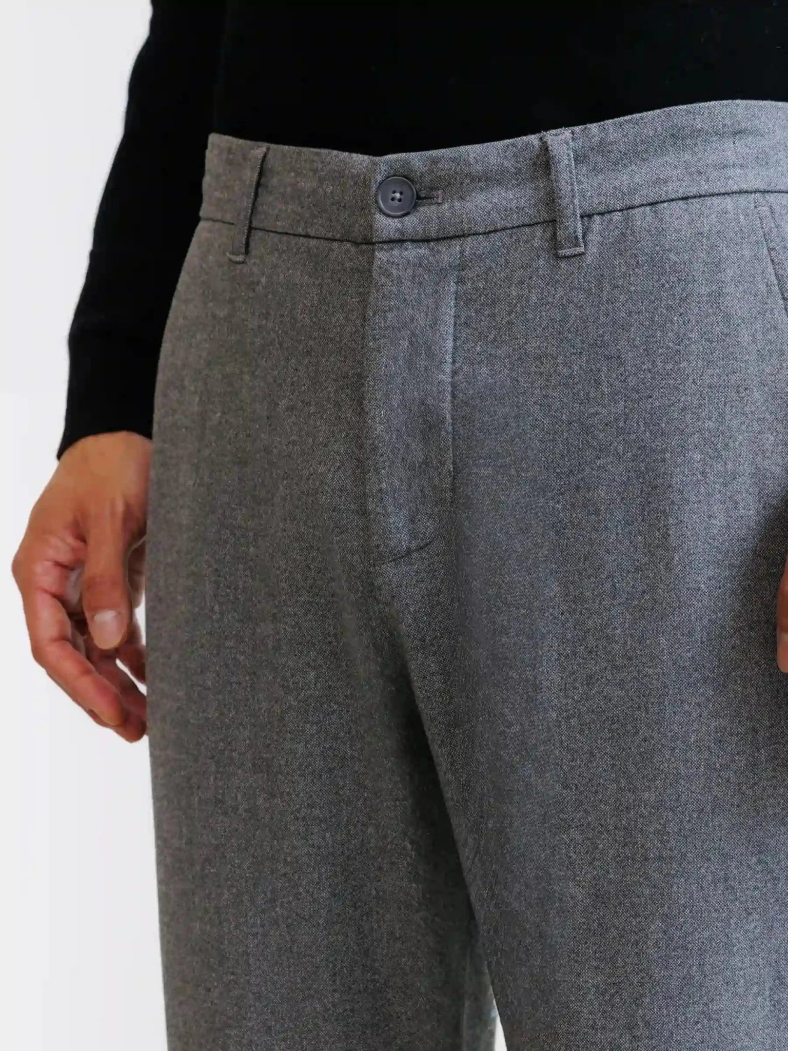 Grey flannel pants