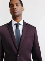 Burgundy 2-button suit