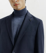 Veste ville en flanelle marine