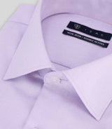 Chemise non iron mauve - IZAC