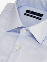 Non-iron sky blue shirt