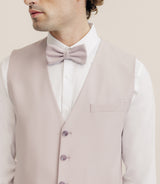 Gilet ville en laine majoritaire rose