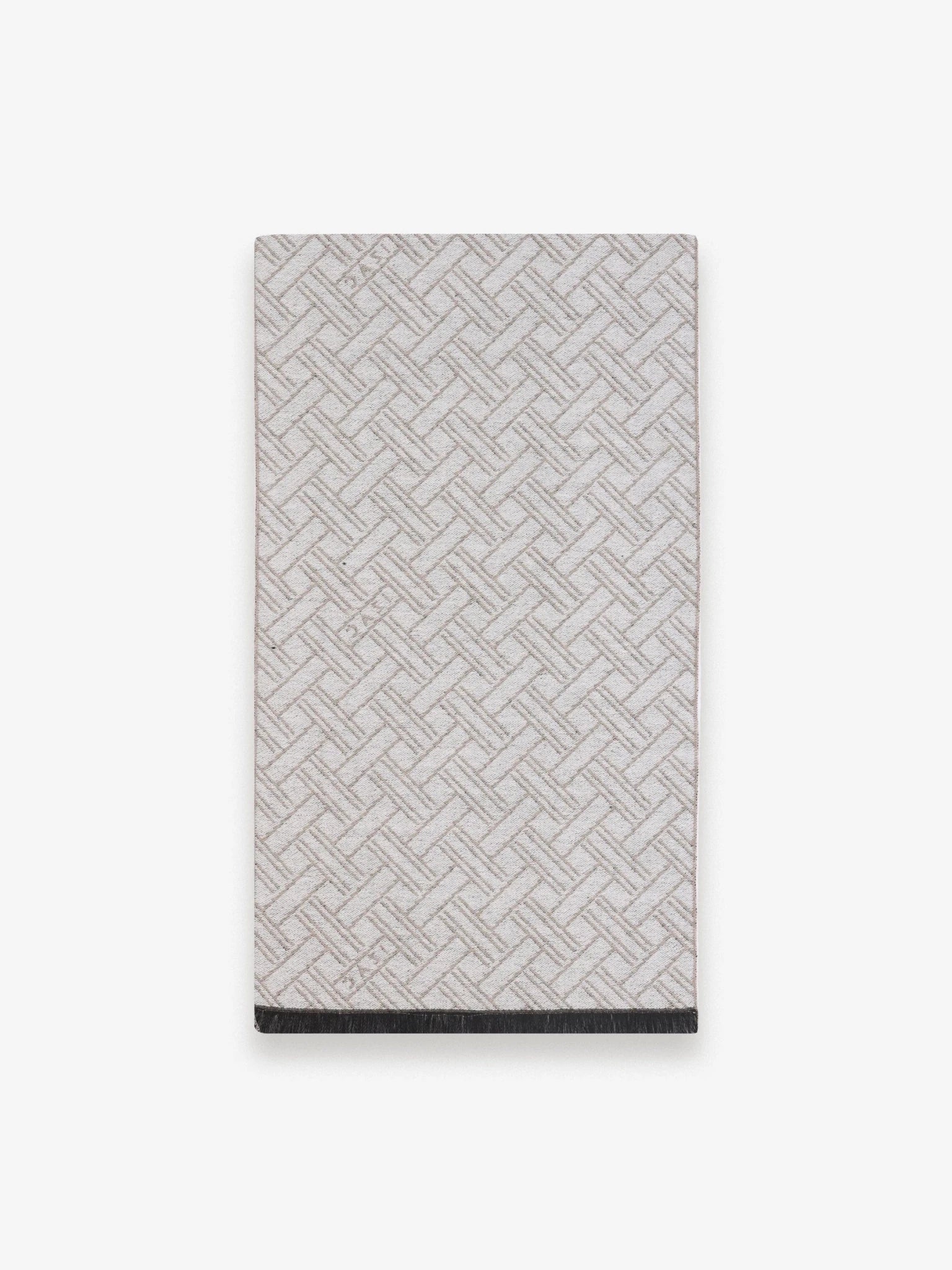 Écharpe à motifs beige - IZAC