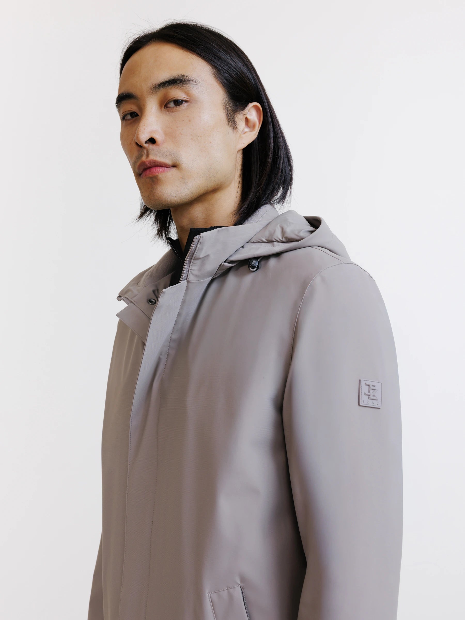 Taupe light parka