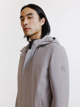 Taupe light parka
