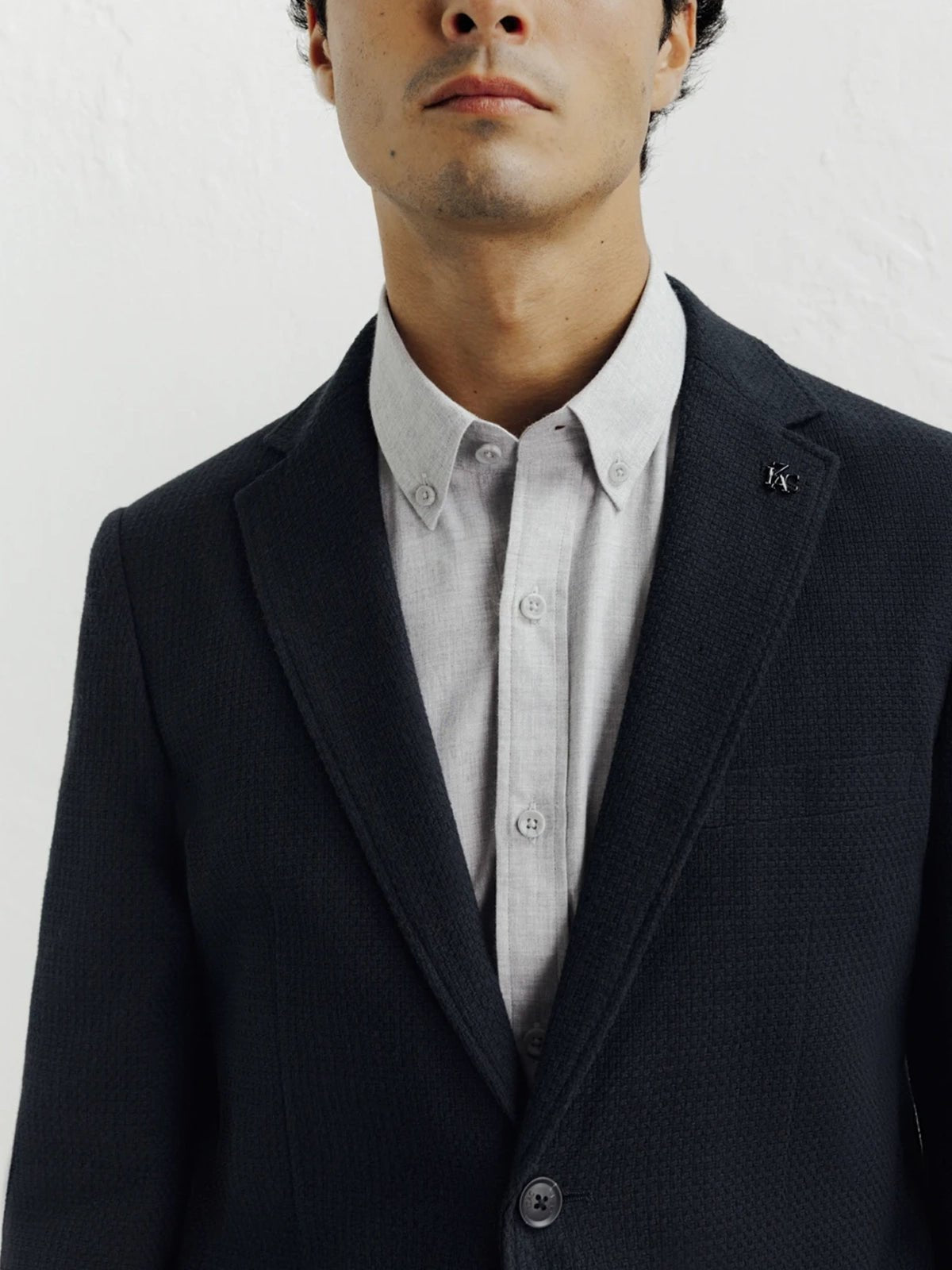 Black casual jacket