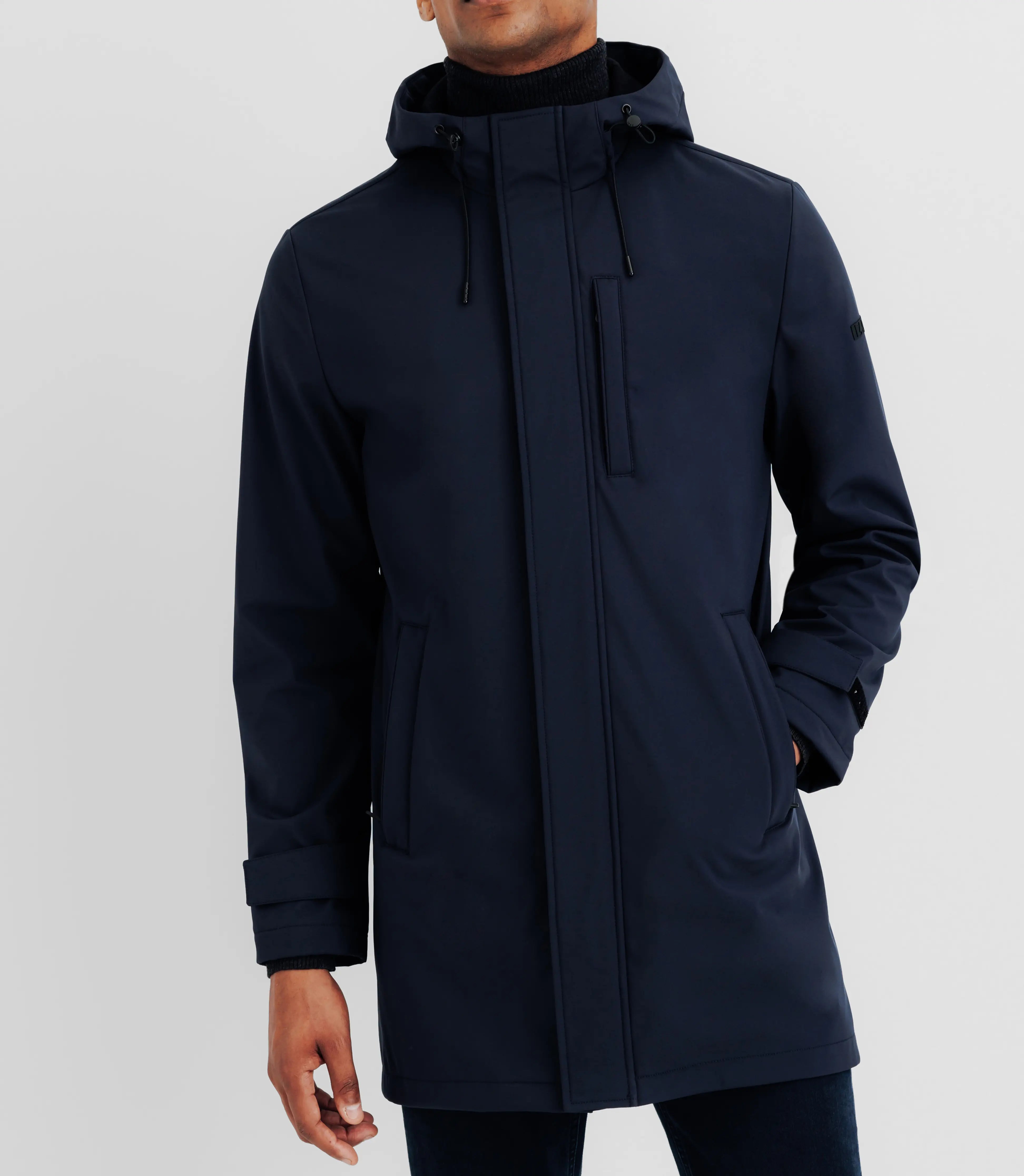 Parka col montant marine - IZAC
