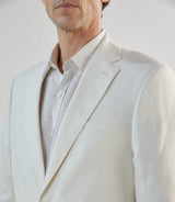 Veste ville 100% lin écru