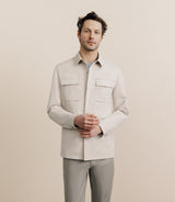 Veste casual 100% coton beige