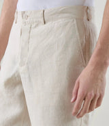 Bermuda 100% lin naturel - IZAC