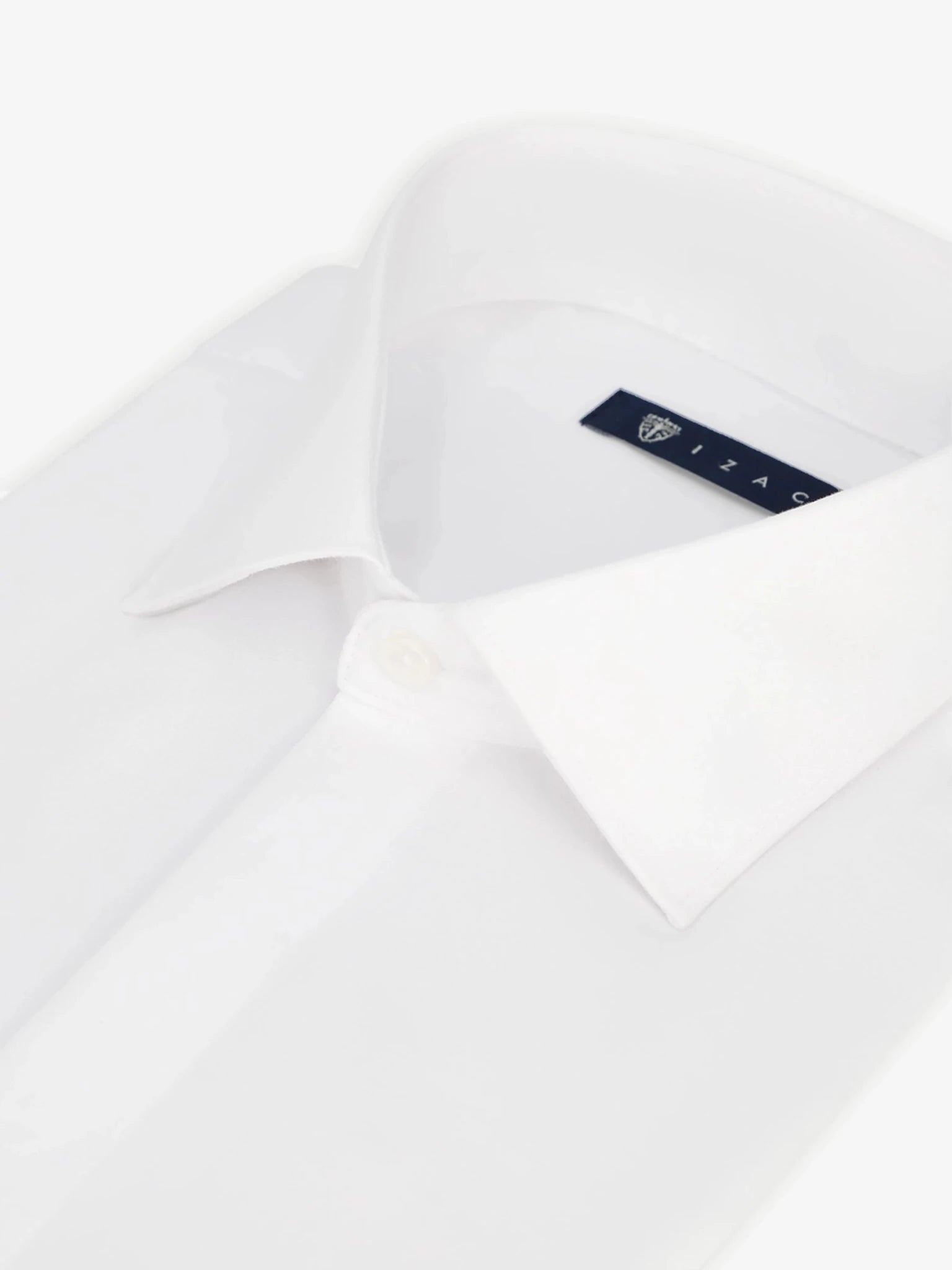 Chemise en satin de coton blanche - IZAC