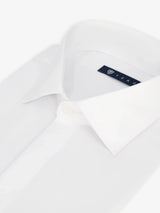Chemise en satin de coton blanche - IZAC