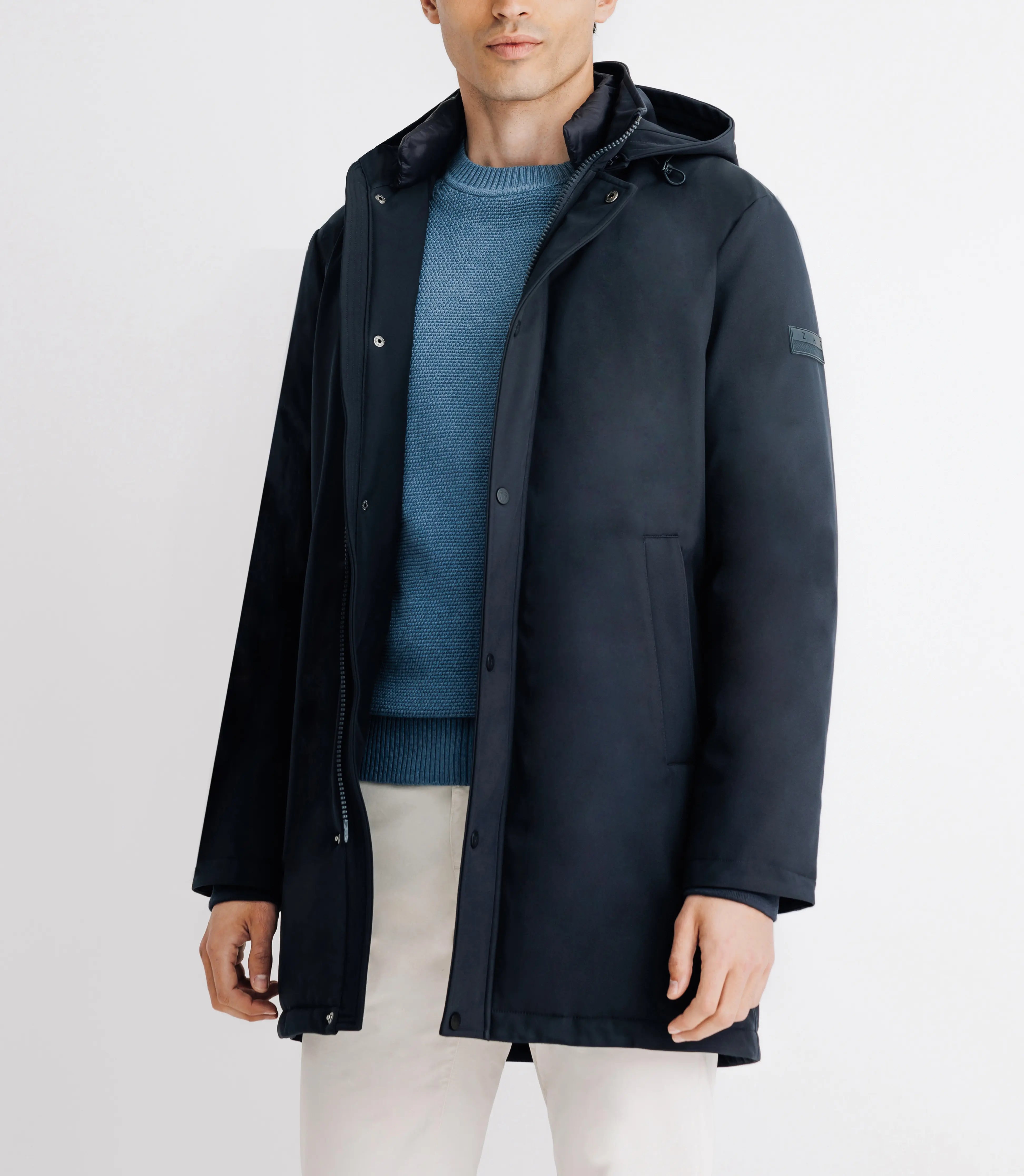 Parka avec patch marine - IZAC