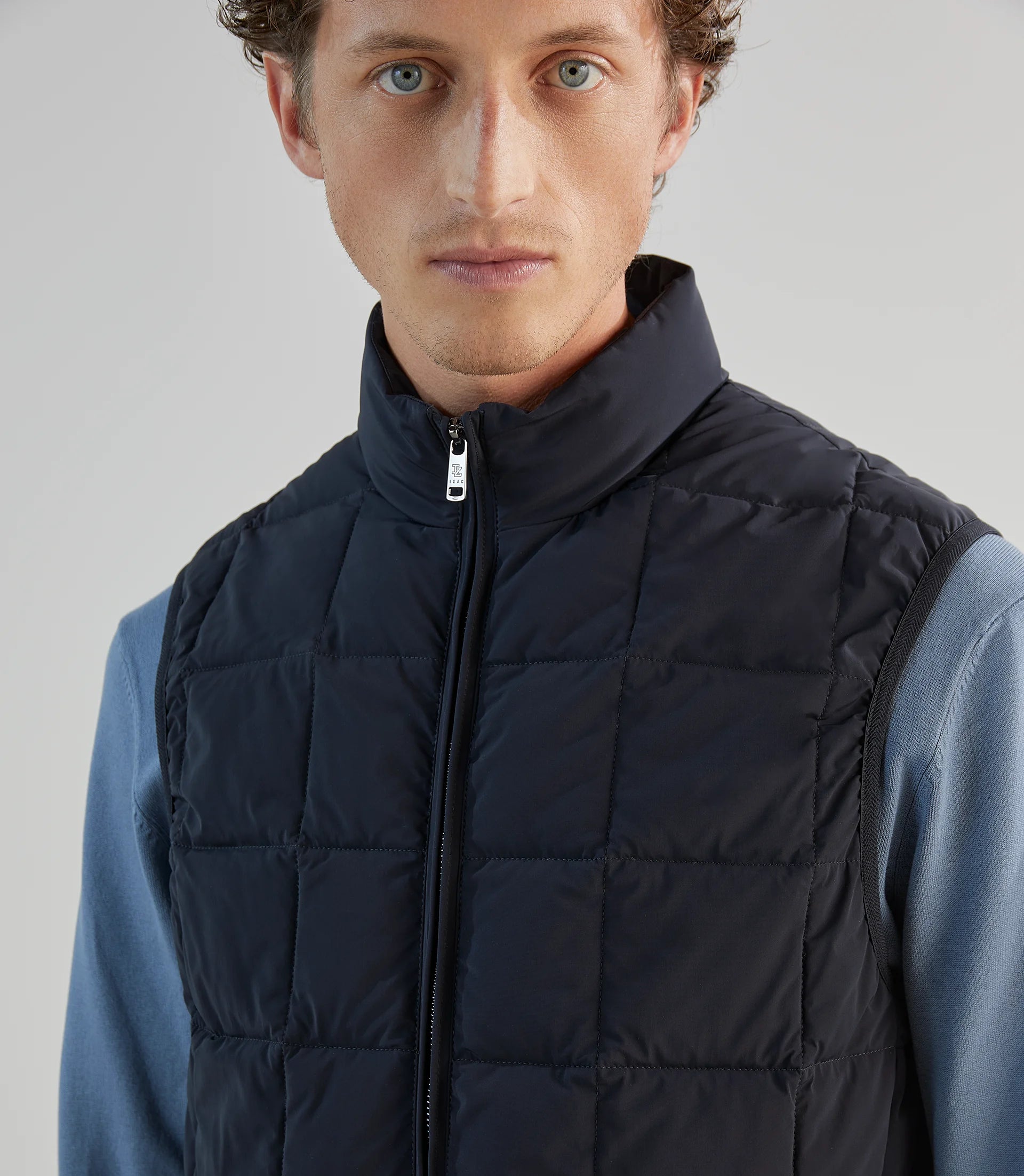 Doudoune sans manches marine - IZAC