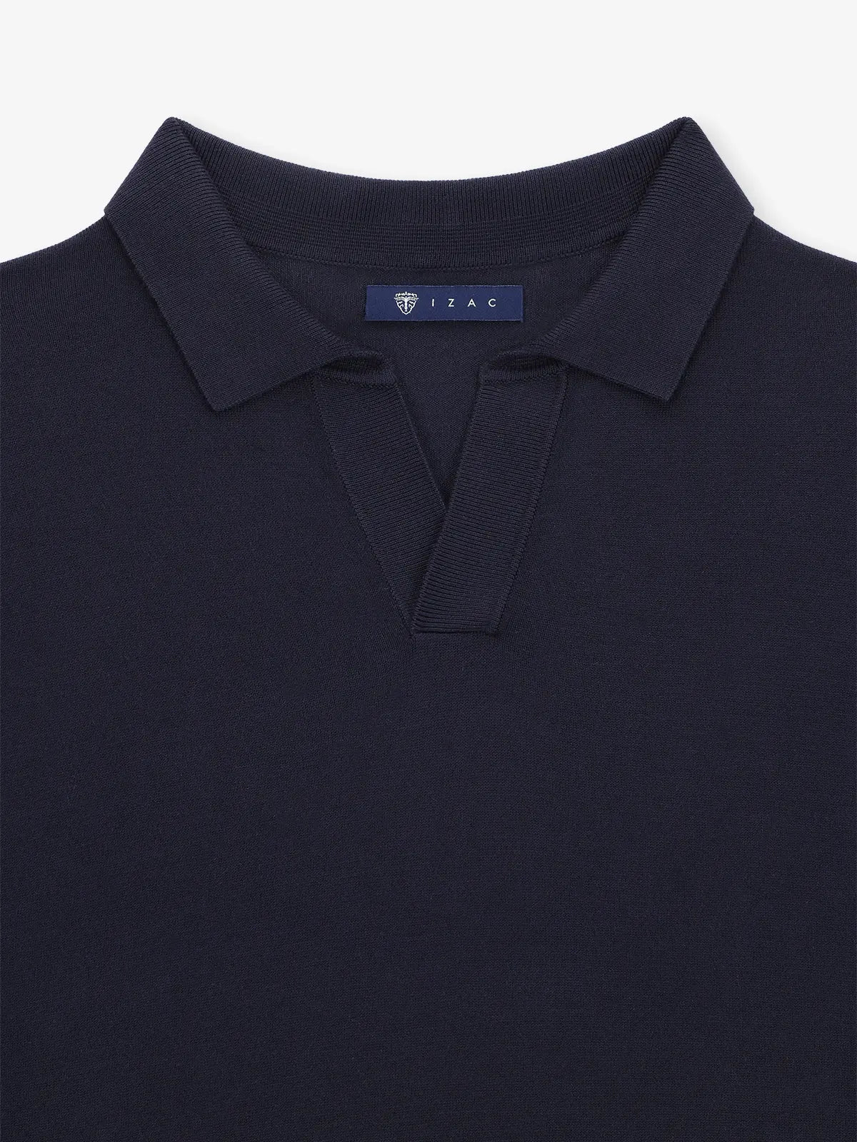Polo col ouvert marine - IZAC